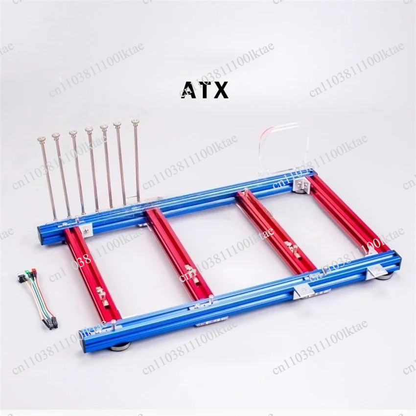 Aluminum Open Frame Test Bench Water Cooling - 1 adet ATX PC Test tezgahı