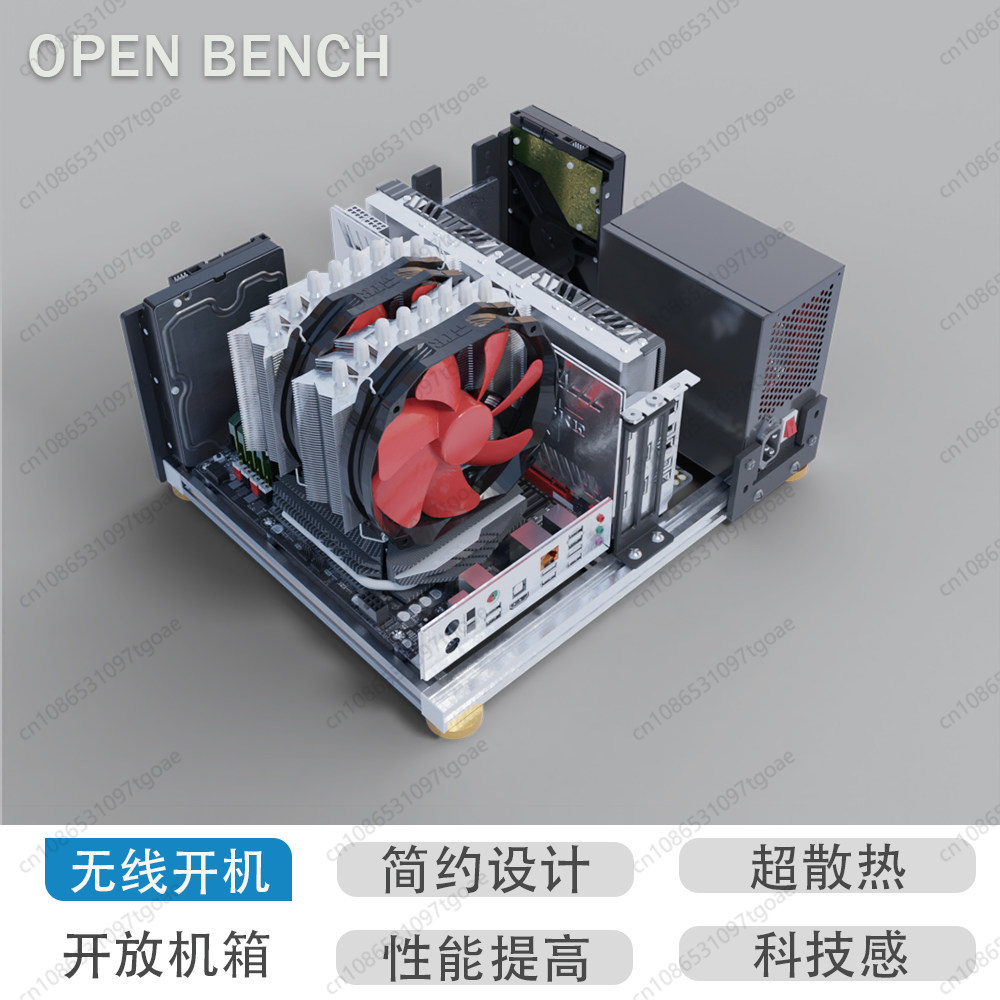 Tam Alüminyum Açık Hava PC Kas - Aluminum Open Frame Test Bench Water Cooling incelemesi ve fiyatı